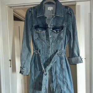 Rails Blue Denim Belted Women's Jacket